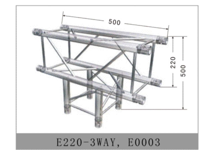 Accessory-junction-clamp-E220-3WAY E0003