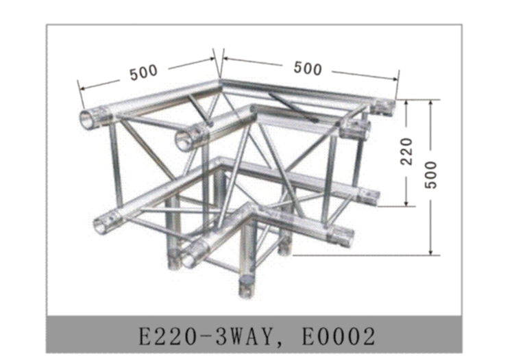 Accessory-junction-clamp-E220-3WAY E0002