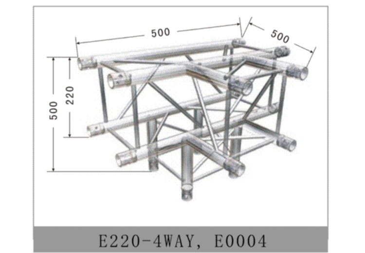 Accessory-junction-clamp-E220-4WAY E0004