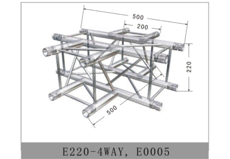 Accessory-junction-clamp-E220-4WAY E0005