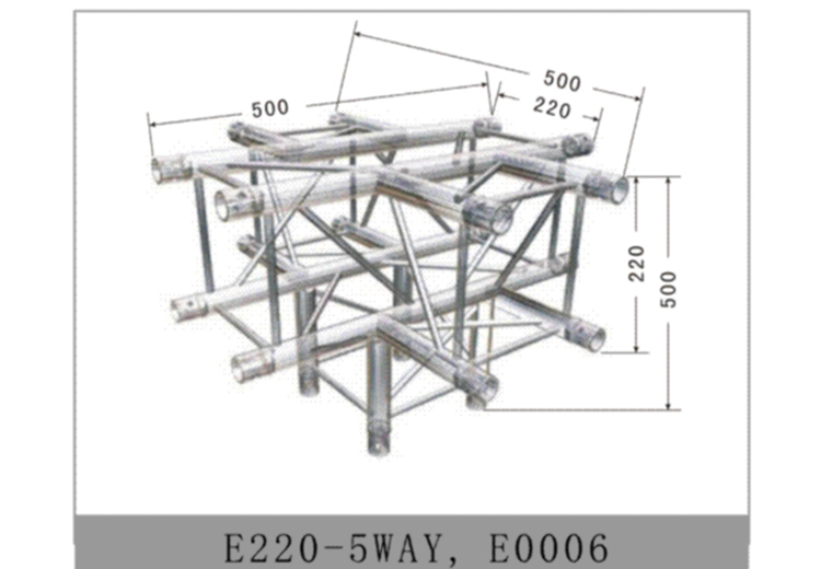 Accessory-junction-clamp-E220-5WAY E0006