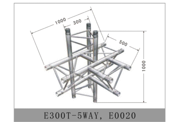 Accessory-junction-clamp-E300T-5WAY E0020